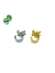''DOTTY'' STAINLESS STEEL HOOPS