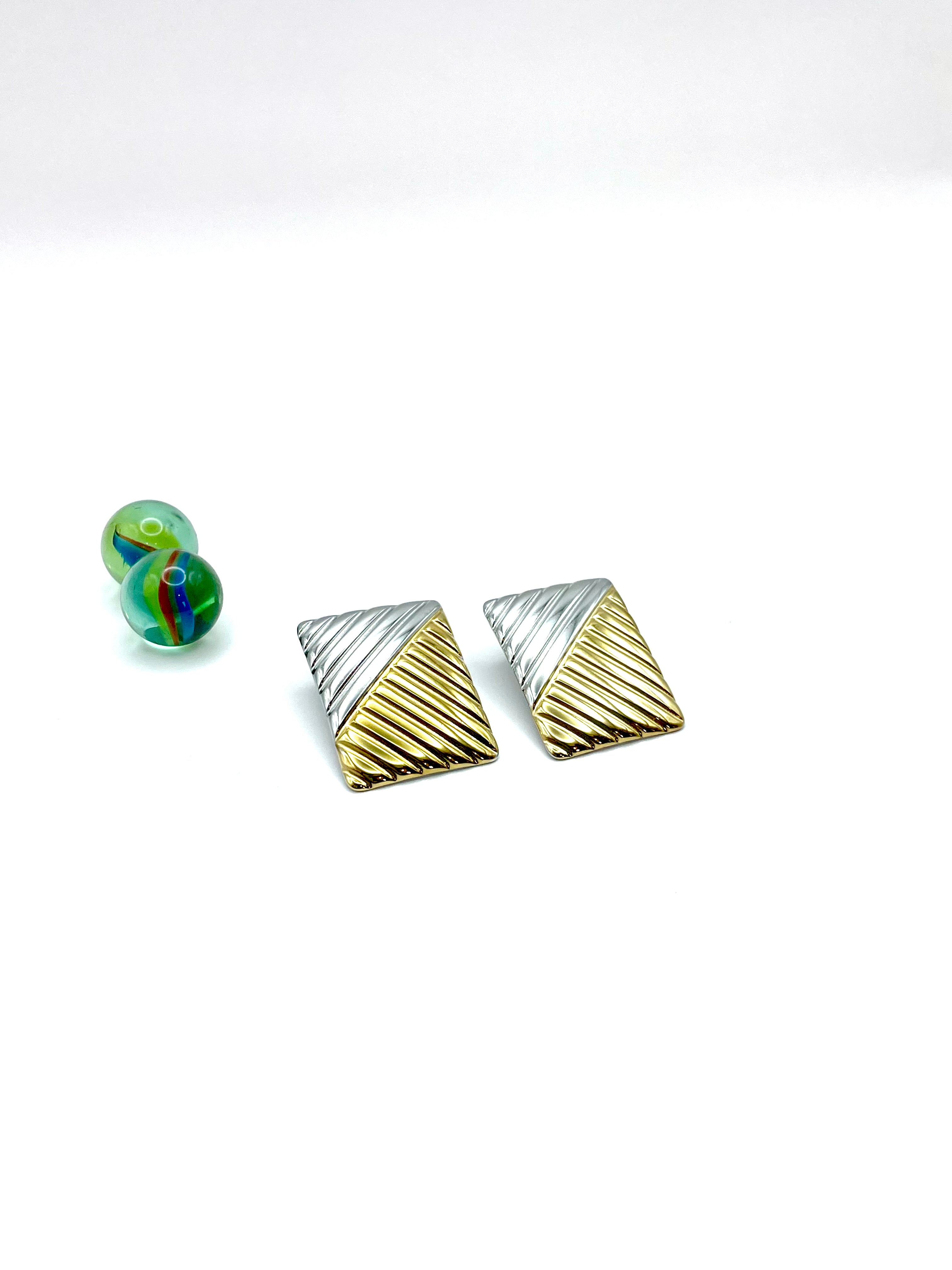 ''DONNA'' STAINLESS STEEL EARRINGS