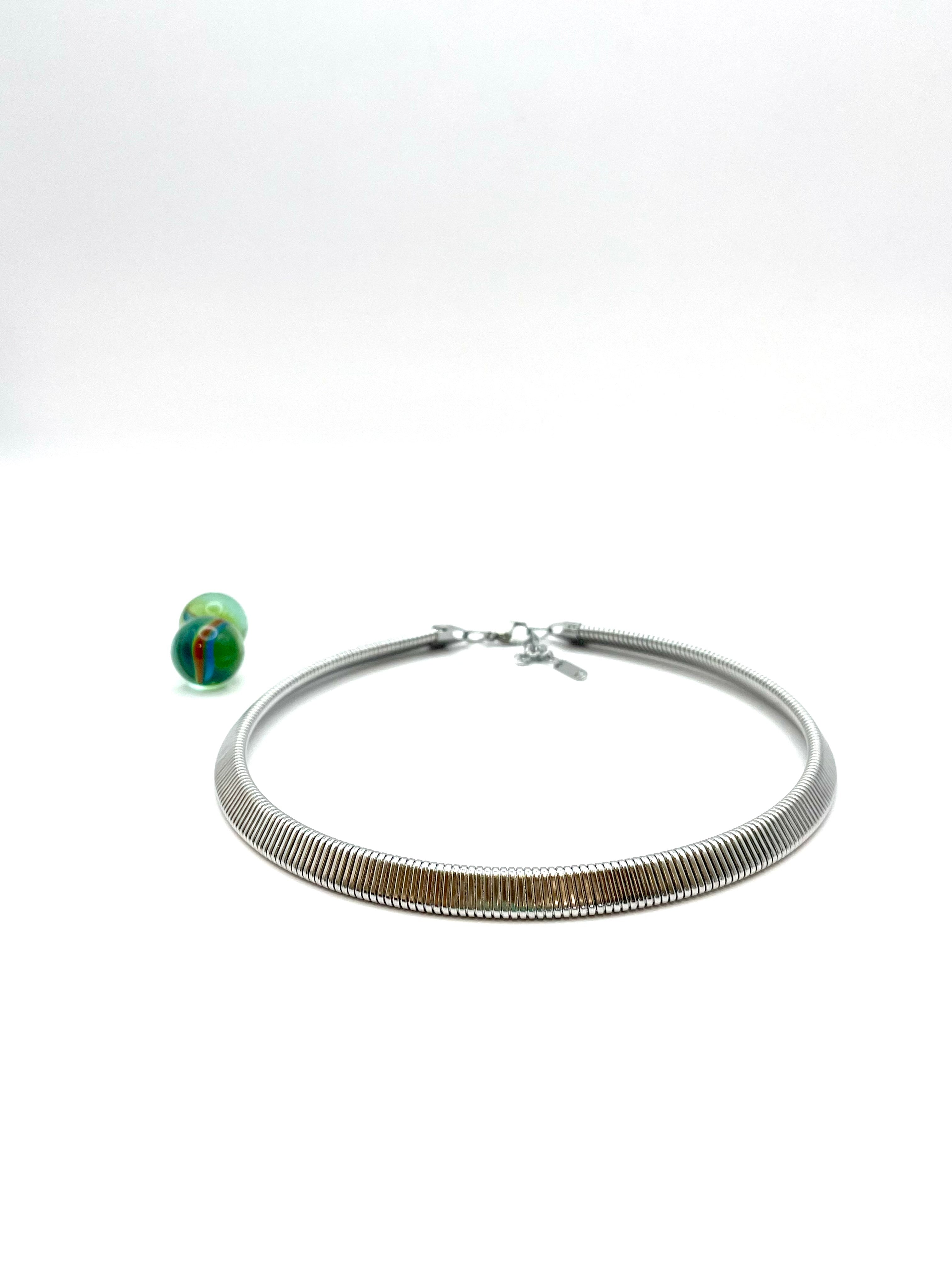 “Snake” stainless steel choker