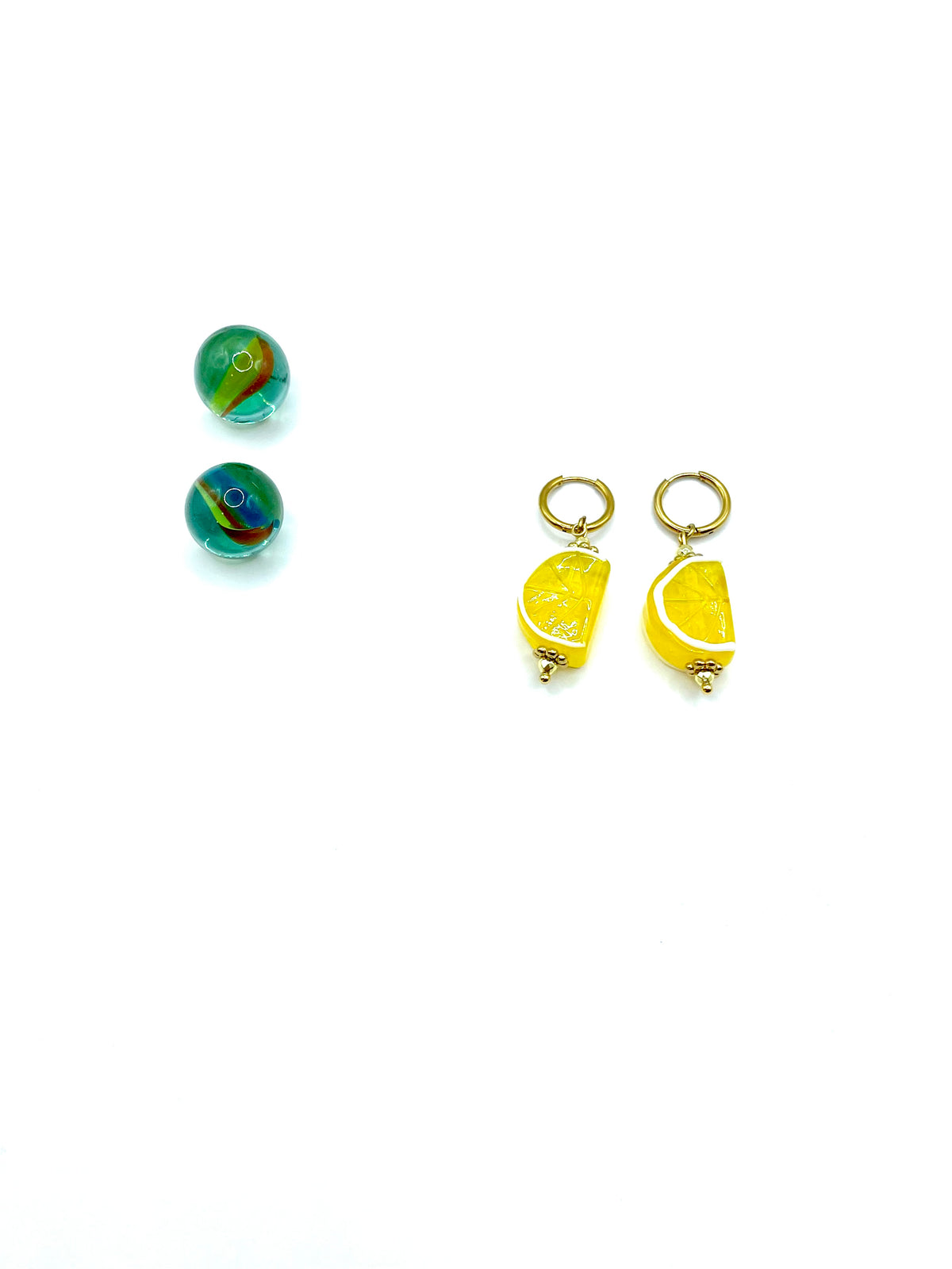 ''LEMONITO'' HOOP EARRINGS