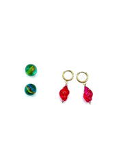 ''BURU'' HOOP EARRINGS
