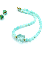 ''LA PISCINE'' GEMSTONE NECKLACE