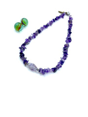 AMETHYST CHIPS NECKLACE