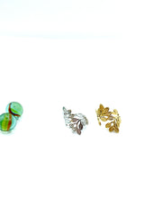 “Leaf” stainless steel RING