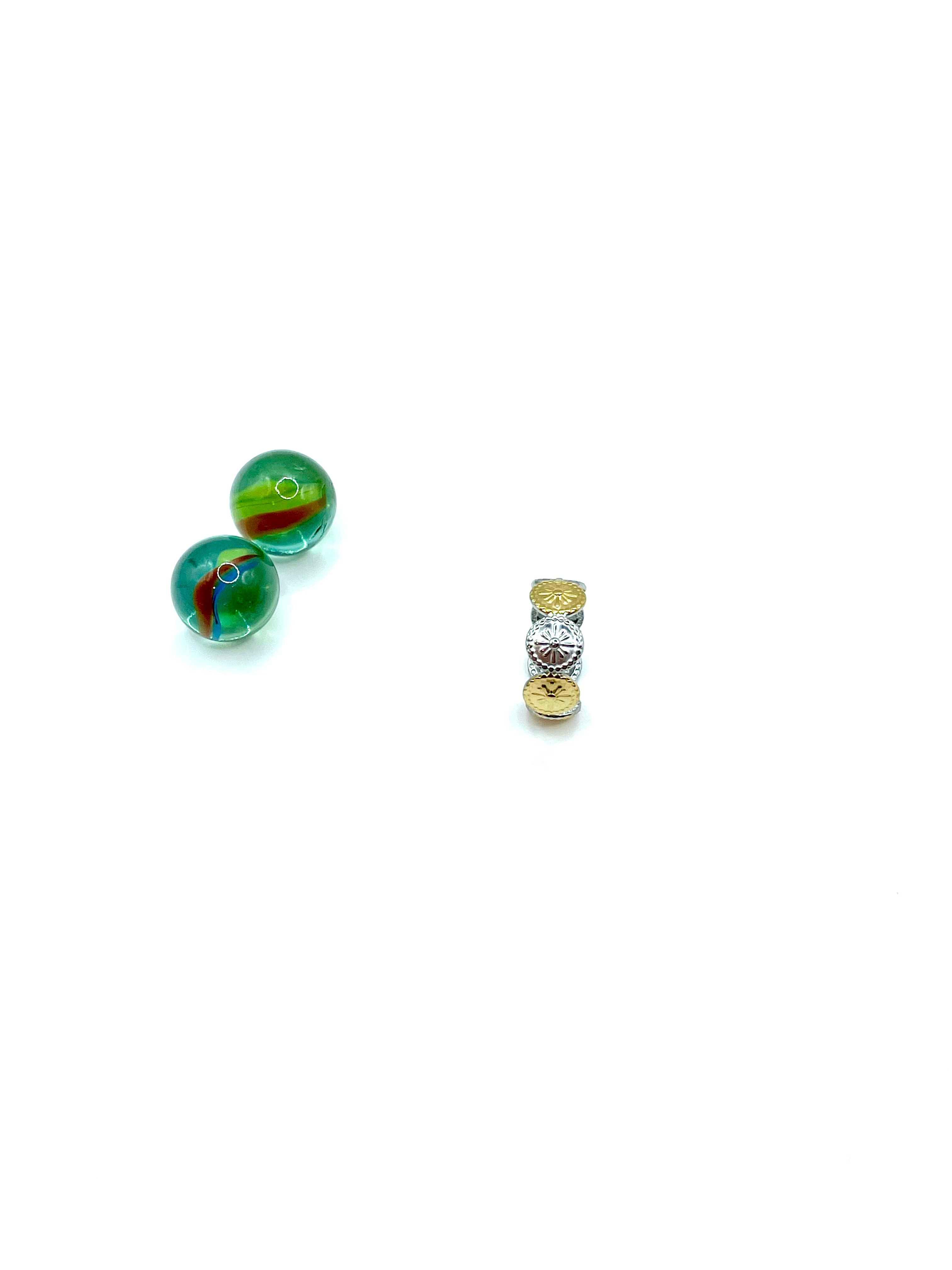 ''sun'' minimal stainless steel RING ( Gold/silv mix)
