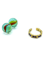 riviera stainless steel RING blue