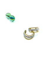 2tone braided hoops