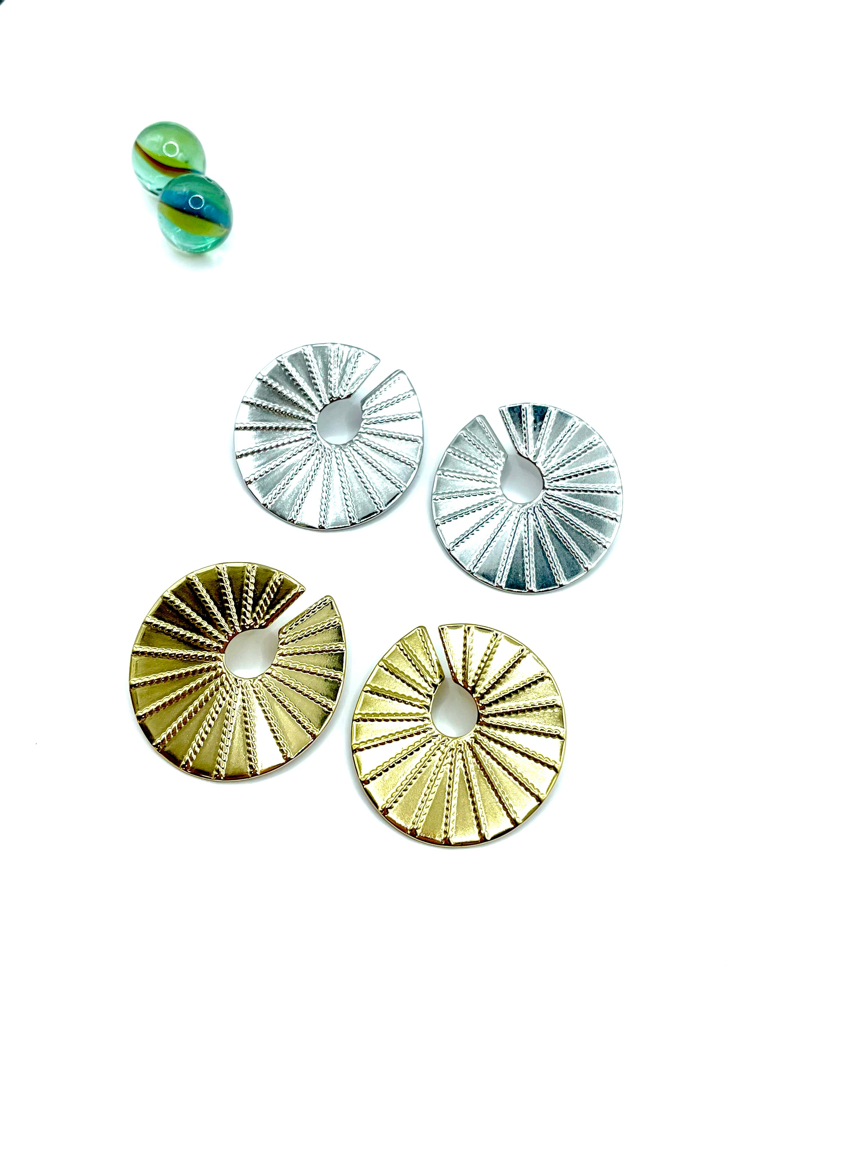 ''BALLERINA'' stainless steel earrings