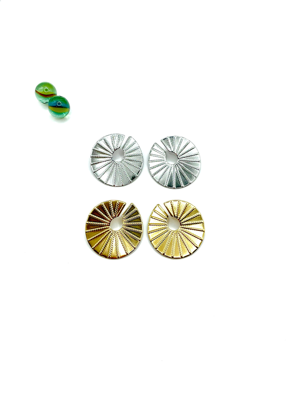 ''BALLERINA'' stainless steel earrings