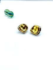 “Plateau” stainless steel earrings