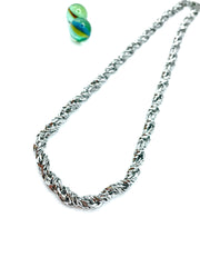 ''Foxtail'' basic stainless steel chain
