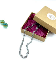 ''wheat'' stainless steel chain necklace