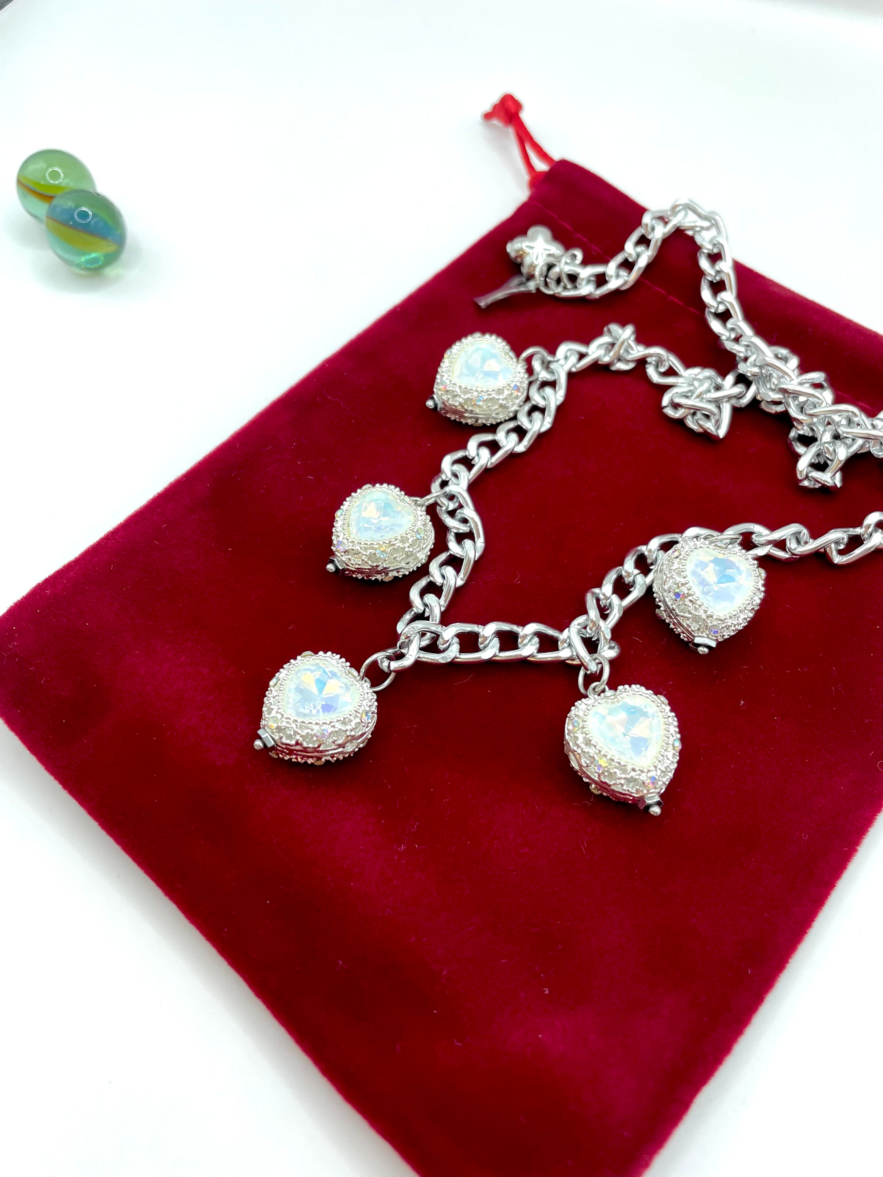 ''ANASTASIA'' CHAIN BELT ( SILVER )