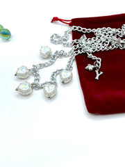 ''ANASTASIA'' CHAIN BELT ( SILVER )