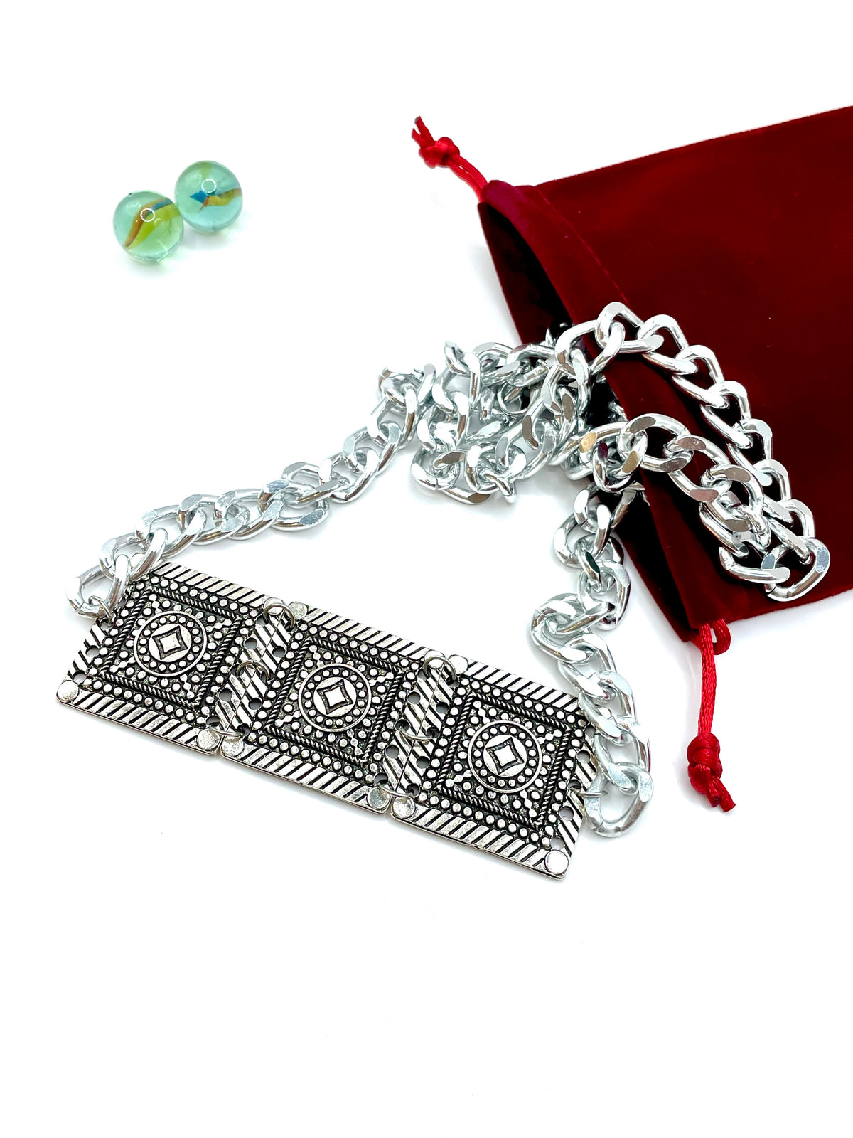 ''HIPPOLYTE'' CHAIN BELT