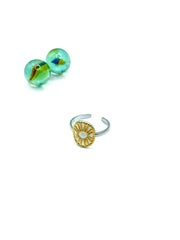 “Sunny Eyes” stainless steel RING