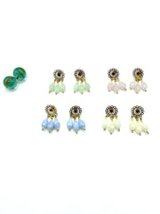 “Lilies” Quartz earrings