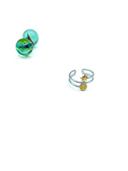 Star & Sun stainless steel ring
