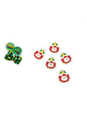 XMAS CHARM ''ΑΓΙΟΣ ΒΑΣΙΛΗΣ'' ΜΕ ΣΜΑΛΤΟ (ΧΡΥΣΟ)