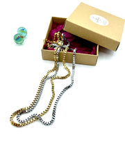 ''Venecia'' basic stainless steel chain