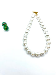 ''KELLY'' SHELL PEARL CHOKER NECKLACE πολυμορφικό