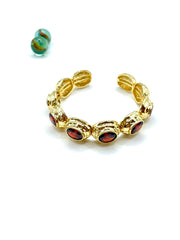 ''CLEOPATRA'' BRACELET (garnet red)