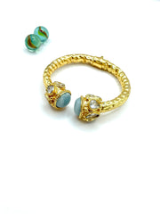 ''NEFERTITI'' BRACELET (baby blue)