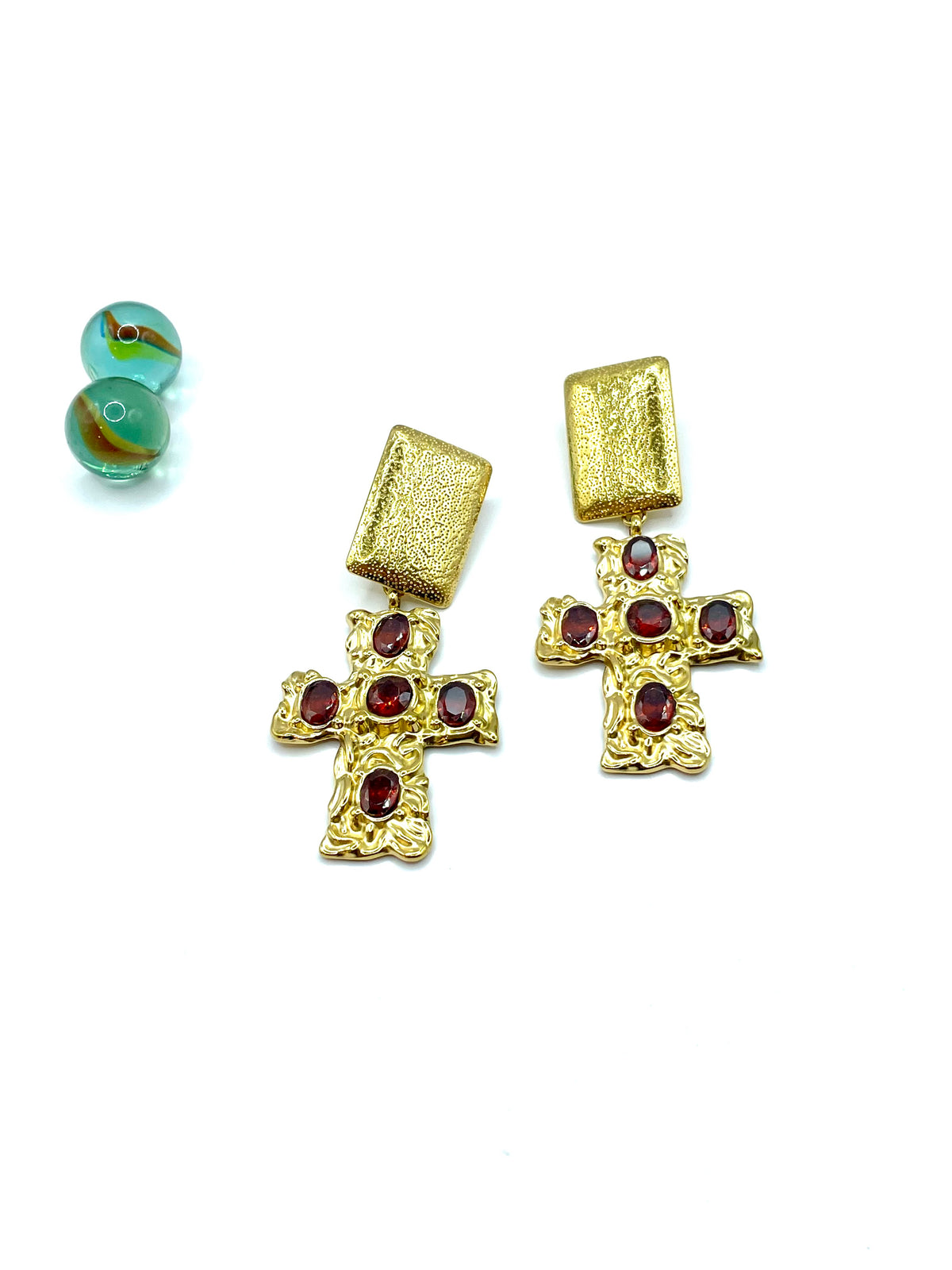 ''PORFYRA'' EARRINGS STAINLESS STEEL