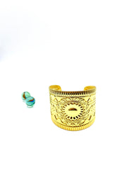 “RA” stainless steel cuff bracelet