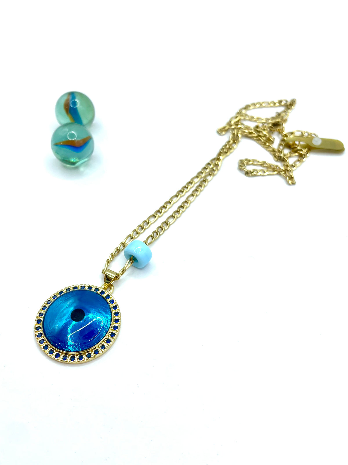 ''FTOU FTOU MATI'' steel chain necklace
