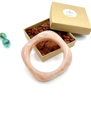 ''OLIVER'' 70s RESIN BRACELET ( dusty pink )