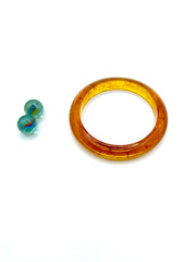 ''STAN'' 70s RESIN BRACELET ( amber )