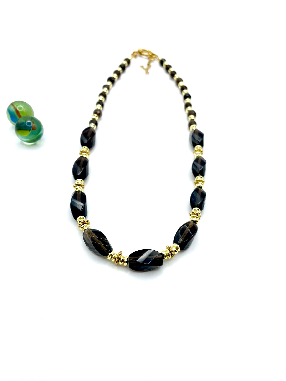 SMOKY QUARTZ GEMSTONE NECKLACE