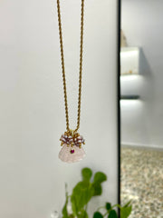 ''VENUS'' PINK QUARTZ PENDANT