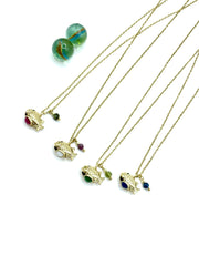 ''BUBBLE FISH'' CHAIN NECKLACE