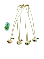 ''BUBBLE FISH'' CHAIN NECKLACE