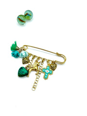 ''UNICORN'' pin brooch