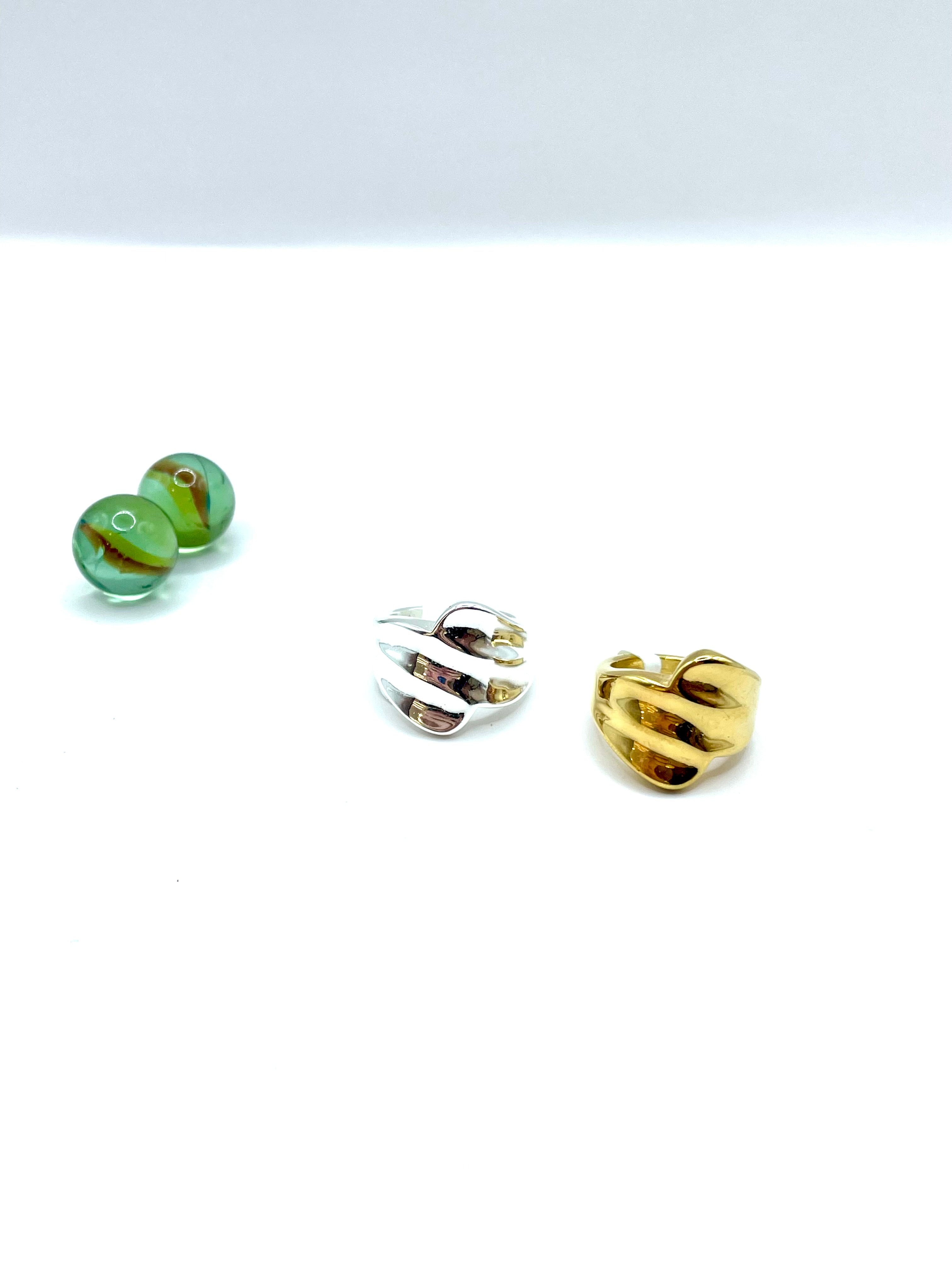 ''CLARA'' stainless steel RING