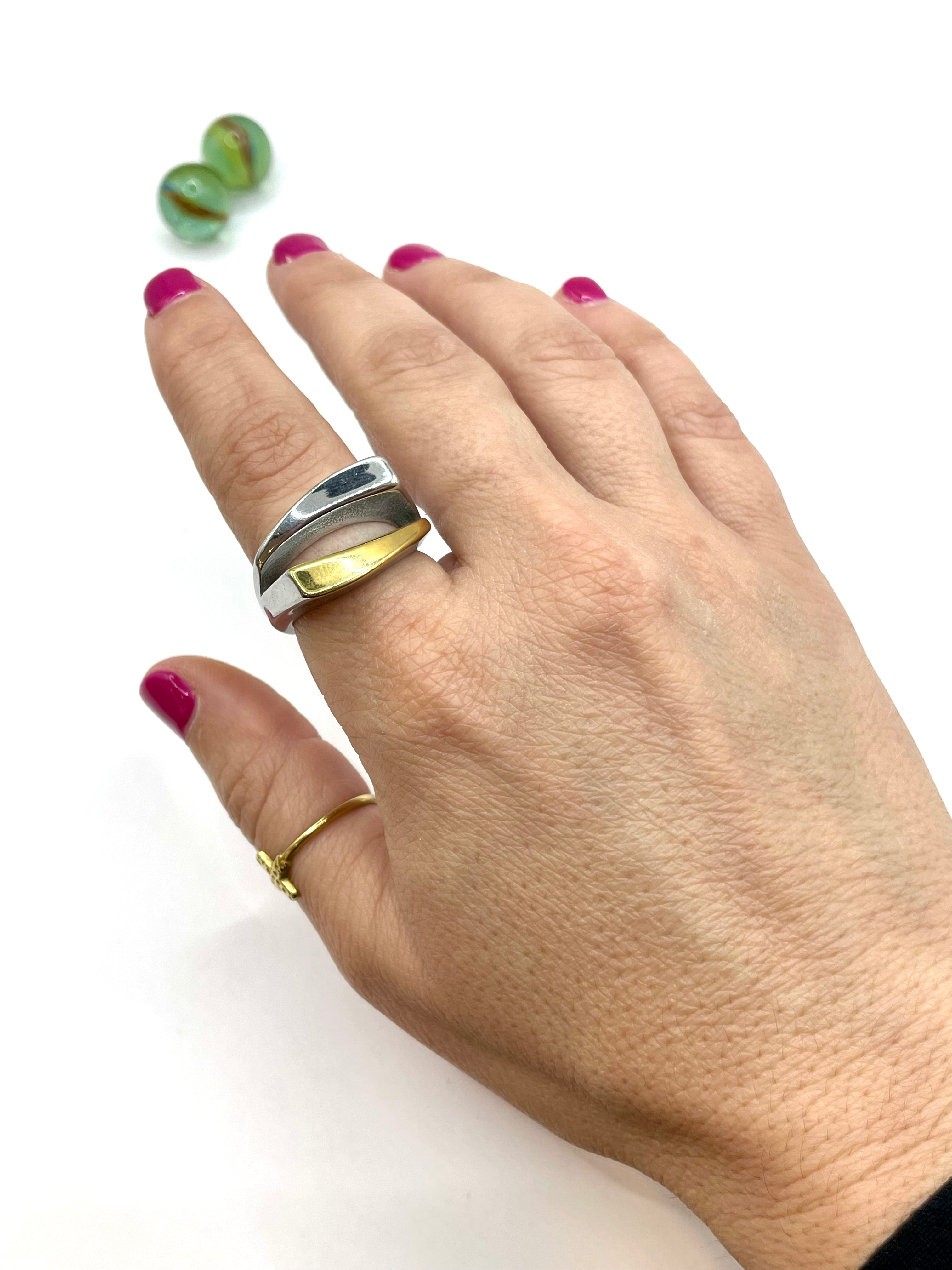 “Agbara” stainless steel RING