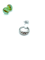 “Croissant” stainless steel RING