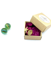 ''SHELL & STARFISH'' stainless steel RING