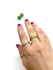 “simple band” stainless steel RING