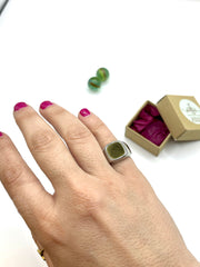 classic square chevalier RING
