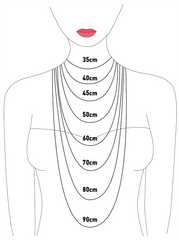 BLACK AGATE NECKLACE 10MM